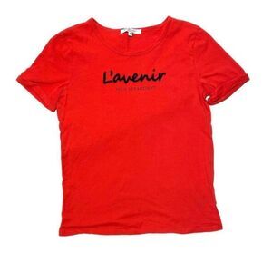 ON S'EN FOUT DES GARCONS The Future Is Ours Red Tee